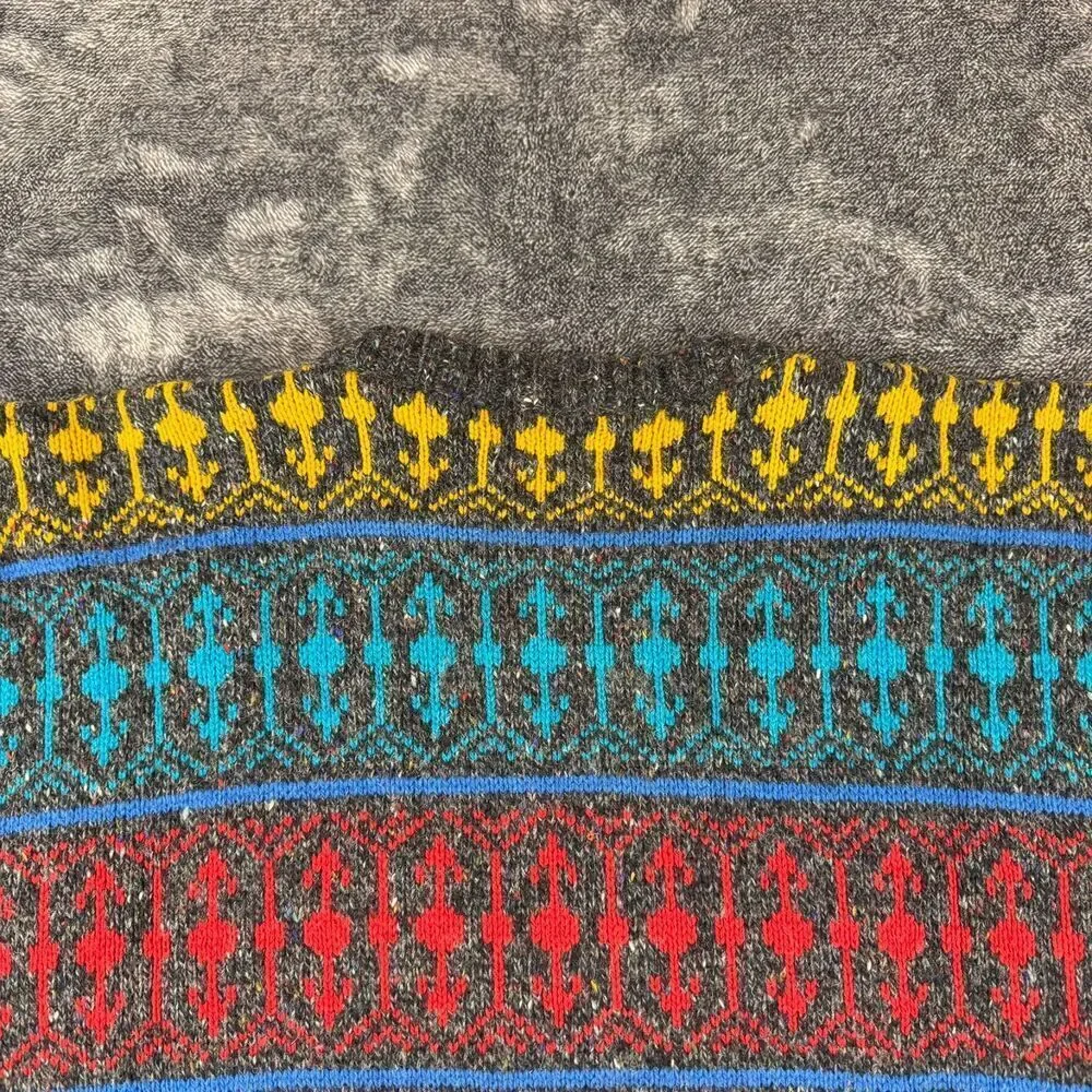 Vtg Mcgregor Fair Isle Nordic Multicolor Wool Blend Sweater Pullover Men's L USA